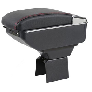 Accoudoir de <span class=keywords><strong>voiture</strong></span> Chargement USB Boîte de rangement double couche Accoudoir de <span class=keywords><strong>voiture</strong></span> de luxe Boîte pour <span class=keywords><strong>Ford</strong></span> <span class=keywords><strong>Fiesta</strong></span> Fusion - Product Image 1