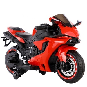 <span class=keywords><strong>Moto</strong></span> Elettrica <span class=keywords><strong>per</strong></span> <span class=keywords><strong>Bambini</strong></span> 3-6 Anni, Ruote Grandi con Luci Lampeggianti, <span class=keywords><strong>Moto</strong></span> a Quattro Ruote in Plastica Ricaricabile, Stabile - Product Image 2