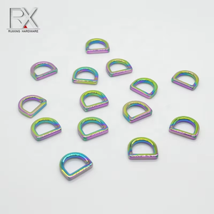 Metal Alloy Loop Buckle Bag <strong>Strap</strong> Hardware Accessories Supplies <strong>D</strong> <strong>Ring</strong> for Handbag - Product Image 5