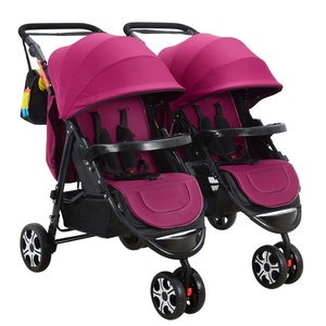 Cochecito doble para bebés gemelos, fabricante de China, 3 en 1 - Product Image 1