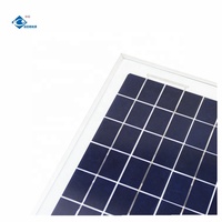 Mini panneau solaire 12W 18V avec verre antireflet, petit chargeur solaire ZW 12W 18V pour appareils d'extérieur
