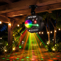 Nouveau projecteur de faisceau LED et laser à contrôle sonore 2026, motifs variés, lumières laser DJ disco, intensité réglable, pour Halloween, fêtes et mariages