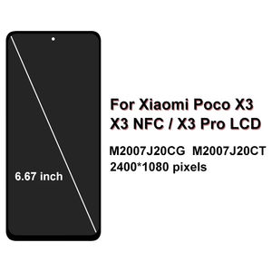 Vendita originale per Xiaomi po <span class=keywords><strong>X3</strong></span> <span class=keywords><strong>Pro</strong></span> Screen Touch Screen di ricambio con cornice di garanzia di 1 anno - Product Image 2