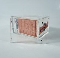 Vente en gros étanche acrylique Blaster Box Protector pour NBA Basketball Card Case Rookie Card Storage