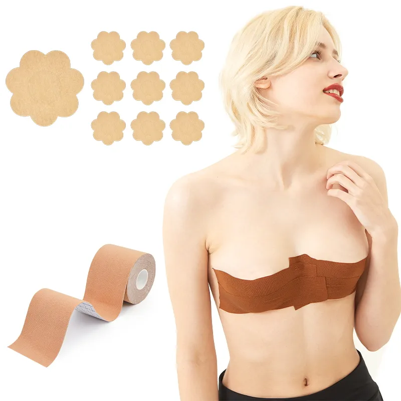 Brust straffung Boob Tape und Silikon Nippel Cover Kit mit Box Plus Size Boob Tape für große Brüste