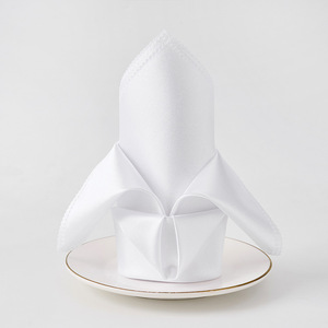 Servilletas De Tela De Poliéster 18x18 Pulgadas | Suaves Y Reutilizables Para Bodas Y Fiestas