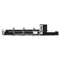 Machine de découpe laser de profilés tubulaires CNC 3000W 6000W, découpeuse de tubes laser 6012 6024 6036, machine de découpe de tuyaux laser à chargement entièrement automatique