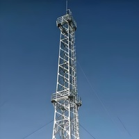 Tour de surveillance en treillis d'acier galvanisé Kehua, mât d'antenne, poste d'observation incendies forestiers, 6m-100m, sécurité