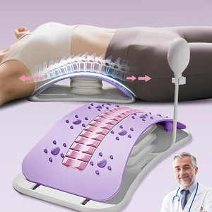 Masajeador de espalda ajustable con airbag, soporte lumbar y cervical, relajante muscular, estirador de postura - Product Image 6
