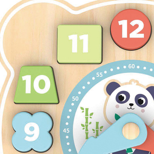 Đồng Hồ Bằng Gỗ Câu Đố Hình Dạng Phù Hợp Với Đồ Chơi Đầu Giáo Dục Động Vật Hoạt Động Hội Đồng Quản Trị Cho Trẻ Em Học Tập - Product Image 3