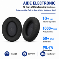 Coussinets d'oreille de remplacement pour écouteurs Bose QuietComfort Ultra QC Ultra, tissu en maille respirant, mousse à mémoire de forme
