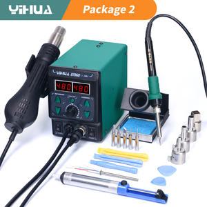 Station de soudage à air chaud numérique YIHUA 8786D pour réparation de téléphones, BGA, SMD - Product Image 2