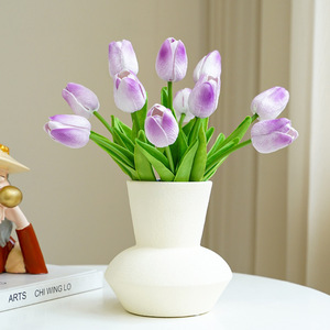 Mini-tulipes artificielles Mido Tulips PU, haute simulation, décorations pour mariage et maison - Product Image 3