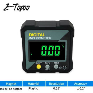 उच्च गुणवत्ता वाले डिजिटल डिस्प्ले इलेक्ट्रॉनिक स्तर डिजिटल कोण Fnder रेंज 4*90 ° सटीकता 0.2 ° चुंबकीय इंक्लियोमीटर प्रोट्रैक्टर - Product Image 2