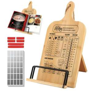 <span class=keywords><strong>Support</strong></span> <span class=keywords><strong>de</strong></span> <span class=keywords><strong>livre</strong></span> <span class=keywords><strong>de</strong></span> recettes pliable en bambou avec conversion des mesures, <span class=keywords><strong>support</strong></span> <span class=keywords><strong>de</strong></span> comptoir <span class=keywords><strong>de</strong></span> <span class=keywords><strong>cuisine</strong></span> et porte-recettes <span class=keywords><strong>suspendu</strong></span> - Product Image 2