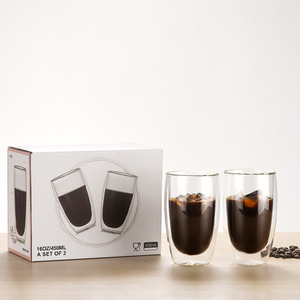 Custom 250ml 350ml latte tè tazza di <span class=keywords><strong>vetro</strong></span> tazza di <span class=keywords><strong>vetro</strong></span> <span class=keywords><strong>caffè</strong></span> doppia parete acqua <span class=keywords><strong>caffè</strong></span> Espresso tazza di <span class=keywords><strong>vetro</strong></span> - Product Image 6