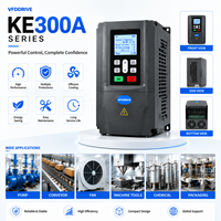 Convertisseur de fréquence monophasé/triphasé KE300A 220V-380V avec écran LCD pour applications professionnelles de moteurs