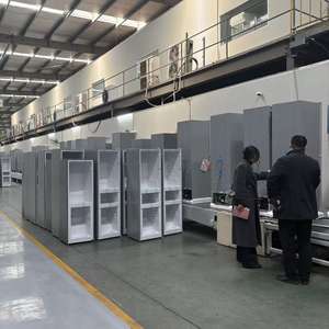 Réfrigérateur à double porte grande capacité X 589L avec poignée de porte, distributeur d'eau, machine à glaçons et broyeur de glace. - Product Image 6