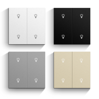 2025 interrupteur intelligent 1/2/3/4 Gang Tuya Smart Life APP Zigbee commutateur télécommande sans fil pour l'éclairage interrupteur Standard asiatique
