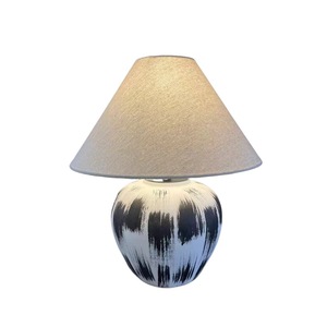 Mới Đèn Bàn-Gốm Bình Thiết Kế Cổ Điển Ánh Sáng Phong Cách Với Vải Lanh Chụp Đèn Bền Vững Đèn Cho Trang Trí Nội Thất - Product Image 5