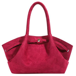 Bolso Tote Retro de PU de Gran Capacidad para Mujer, Novedad Otoño-Invierno, de Alta Gama, con Cierre de Cremallera Sencillo y Costuras de Cadena, de Poliéster - Product Image 4