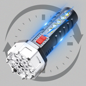 ไฟฉาย LED แบบ COB แบตเตอรี่แบบชาร์จไฟได้ อลูมิเนียมอัลลอยด์ ปรับความสว่างได้ แสงสีขาวสำหรับใช้งานกลางแจ้ง - Product Image 3