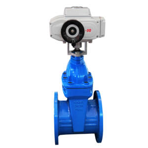 Válvula de Compuerta de Agua con Extremo Bridado WCB DN400 PN16 para Soldadura a Tope, Operada por Manivela, Venta al por Mayor - Product Image 2