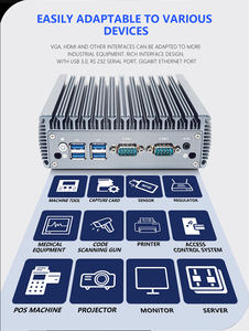 Mini PC Industrial HW HW-N100 |   Puertos LAN/COM Duales, Bajo Consumo, Intel Core <span class=keywords><strong>I3</strong></span>, SSD, RAM DDR4 para Sistemas de Automatización Linux - Product Image 3