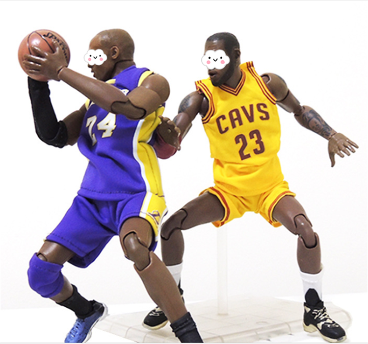 OEM高品質アクションフィギュア3Dプリントバスケットボール選手NBA