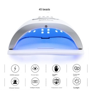 Lámpara de Uñas UV LED SUNX5Max Mini de 150W, 45 LED, Máquina de Fototerapia, Secado Rápido de Gel, Herramienta de Salón de Uñas, Hecha de Plástico - Product Image 2