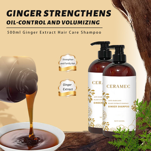 Gingembre contrôle de l'huile fortifiant lavage des cheveux réparateur follicule sans sensibilité extrait de plante pure nourrir les mèches de cheveux brillants - Product Image 3