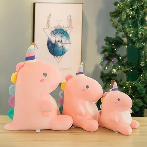 Peluches de dragon multicolores, adorables jouets en peluche en forme d'animaux, en polyester et coton PP, idéales comme cadeaux pour la maison, pour les garçons et les filles - Product Image 2