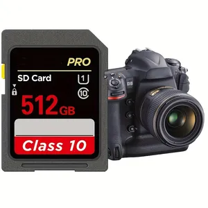 Carte mémoire <span class=keywords><strong>SD</strong></span>/CF noire de 512 Go, classe <span class=keywords><strong>10</strong></span>, V90, 256 Go, 128 Go, 64 Go, pour appareil photo numérique, tablette, PC, GPS, fente ExpressCard externe - Product Image 1