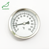 Thermomètre de surface à double aimant pour grille bimétallique, mesure la température des tuyaux