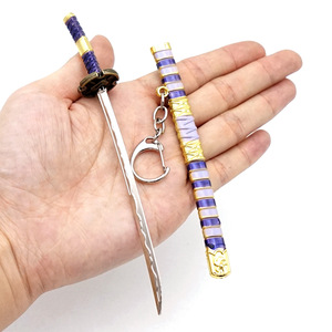 Modelo de Arma de Cosplay, Katana de Luffy y Zoro, Espada de One Piece, Llavero de Metal de Anime - Product Image 3