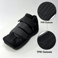 Chaussure post-opératoire à bout rond en maille respirante, extra large, pour la correction du hallux valgus et la fixation post-chirurgicale du pied, directement de l'usine
