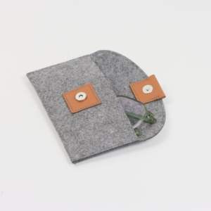 Sac de pochette souple pour lunettes avec logo personnalisé pochette en feutre pour lunettes de soleil - Product Image 6