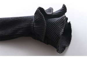 Vêtements pour enfants en gros de Turquie : Robes de printemps chinoises en polyester et élasthanne, T-shirts à manches longues pour les fêtes en Corée du Sud - Product Image 3