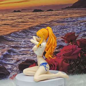 Anime japonés - <span class=keywords><strong>One</strong></span> <span class=keywords><strong>Piece</strong></span> - <span class=keywords><strong>Figura</strong></span> de PVC de <span class=keywords><strong>Nami</strong></span> en traje de baño - Estatua coleccionable - Regalo para hombres, figuras de acción - Product Image 2