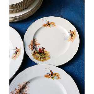 Alfred Meakin Country Life Luxury Ceramic Tableware <b>Set</b> Melamine <b>Dinnerware</b> and Cup Kit for Hotels - Product Image 6