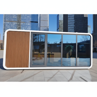 Casa Contenedor Prefabricada Todo en Uno Apple Cabin, Estructura de Acero, Panel Sándwich, Certificación CE, Diseño Moderno, Tamaño Personalizado