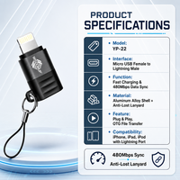 Nouvel adaptateur USB-C 8 broches 2026 pour téléphones iOS, convertisseur de microphone sans fil et casques filaires avec sortie CC
