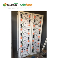 120V, 240V, phase divisée, 7,6 kw, 12kw, système d'énergie solaire avec batteries au lithium haute tension, 20kwh, 30kwh