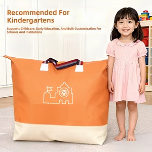 High Quality Storage Bags <b>Fabric</b> Bag for Clothes Storage Storage Bags for Pillow and Blanket Eco Friendly Storage Bag for Kids - Product Image 2