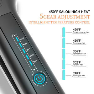 Lisseur à cheveux OEM <span class=keywords><strong>Max</strong></span> Hair <span class=keywords><strong>Irons</strong></span>, plaques en titane extra larges de 2,2 pouces, lisseur électrique professionnel, écran LED pour hôtel - Product Image 4