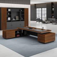 Bureau de direction moderne et minimaliste, personnalisable, de luxe, bureau de direction haut de gamme, personnalisation en gros