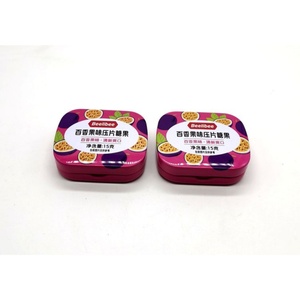 Boîte en fer blanc personnalisée 5g à couvercle rabattable, conteneur hermétique anti-humidité pour bonbons à la menthe et à mâcher, vente en gros directe usine - Product Image 1