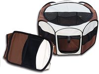 Parc pour animaux pliable, clôture souple pour petits chiens, cage gonflable, grande clôture en bois pour animaux, chat, volières d'extérieur, pliable