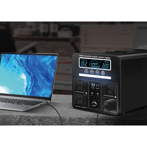 5000W 10598Wh Solar Generator Ternary Lithium Battery Portable Power Station MPPT Pure Sine Wave <b>LED</b> Cigar Lighter Type-C USB - Product Image 3