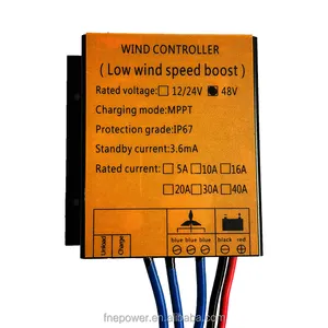 FNEP 6V 12V 24V 48V 오프 그리드 풍력 터빈 컨트롤러 풍력 발전기 컨트롤러